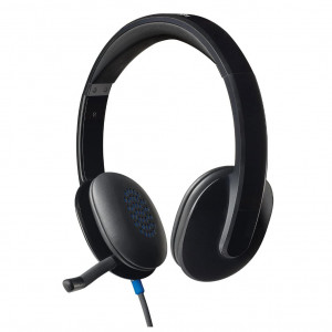 Logitech H540 Stereo USB Headset -  Black