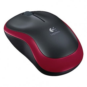 Logitech M185 Pnp Wireless Usb Mouse - Red