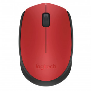 Logitech M170 Wireless Mouse Basic Red
