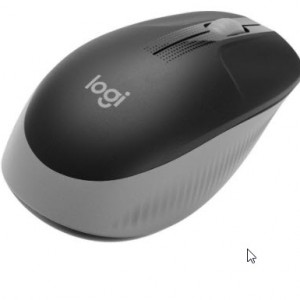 Logitech M190 Wireless USB Mouse - Charcoal Basic Full Size