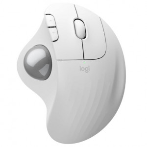 Logitech M575S Wireless Trackball Mouse - White