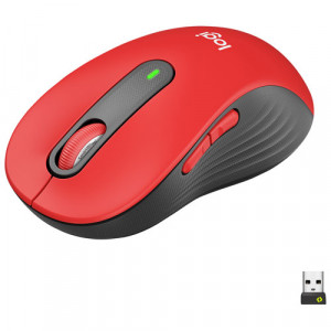 Logitech M650L Wireless Mouse - Red