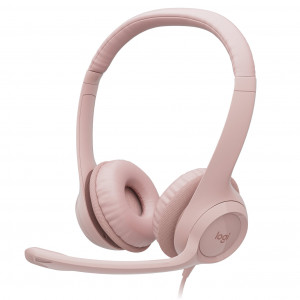 Logitech H390 USB-A Computer Headset - Rose