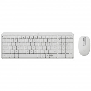 Logitech MK250 Wireless Desktop Keyboard Mouse Combo - White