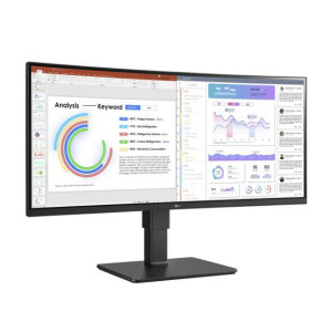 LG 34" Ultrawide Curved Business Monitor W/QHD(3440 X 1440)