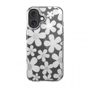 SwitchEasy Fleur 3D Case For iPhone 16 - White