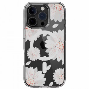 SwitchEasy Style MagSafe Case iPhone 16 Pro - White Flower