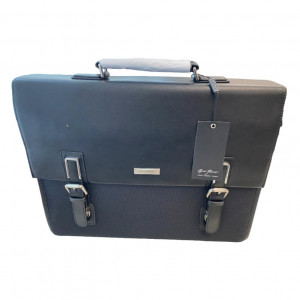 Gino Ferrari Briefcase 16in Platinum Velocity Saturn