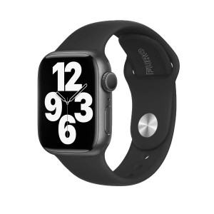 FURO Silicone Strap For Apple Watch 38/40/41MM S1-9/SE - Black