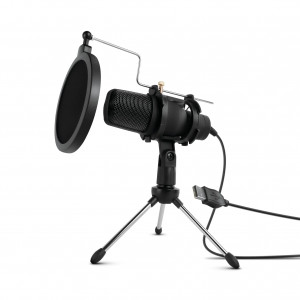 HyperGear Sound Advantage Pro-Audio Condenser Mic - Black