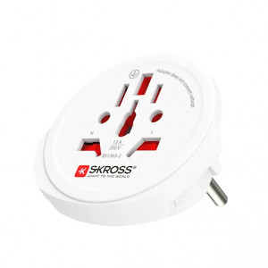 SKROSS World To Europe Travel Adapter