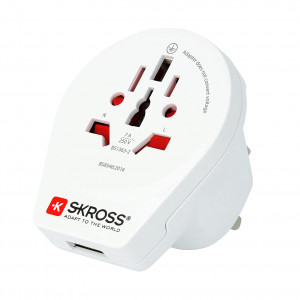 SKROSS World To UK Travel Adapter