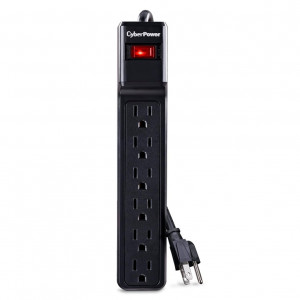 Cyberpower CSB606 Surge Protector 6' Cord 6 Outlet