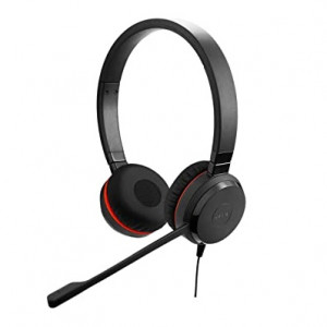 Jabra Evolve 20 SE Stereo Leather Headset (UC & USB-A)