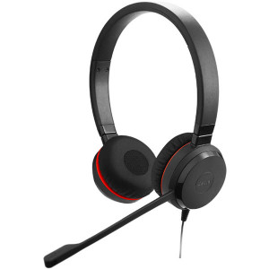 Jabra Evolve 20 SE Stereo Leather Headset (UC & USB-A)