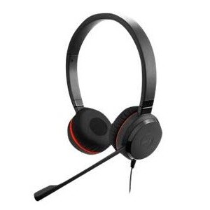 Jabra Evolve 20 SE Stereo Leather Headset (Teams & USB-A)