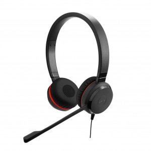 Jabra Evolve 20 SE Stereo Leather Headset (UC & USB-A)