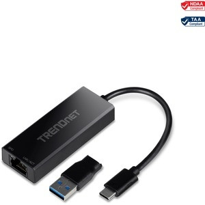 Trendnet USB-C To Gigabit Ethernet w/USB-A Adapter
