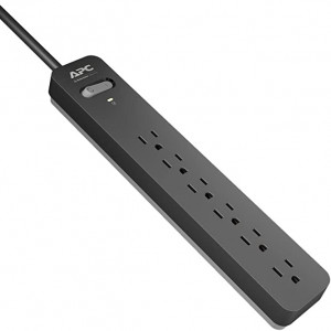 APC Surge Protector 6 Outlet 10ft Cord