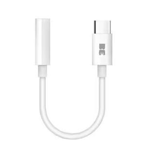 Blu Element USB-C To 3.5mm Headphone Jack Adapter - White
