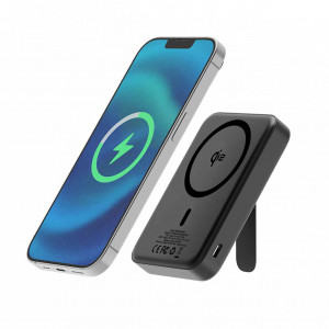 Blu Element Qi2 SLIM Power Bank W/ Kickstand 10K mAh