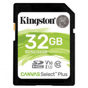 Kingston Canvas Select+ 32GB 100MB/S SDXC Memory Card