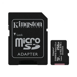Kingston Canvas Select+ 256GB 100MB/S MicroSDXC Card