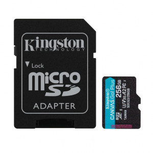 Kingston Canvas Go+ 256GB 170MB/S MicroSDXC Card