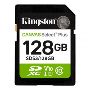 Kingston Canvas Select + 128GB 150MB/S SDXC Memory Card
