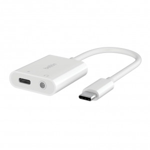 Belkin 3.5 Aux Audio + USB-C Charge Rockstar For iPhone/iPad