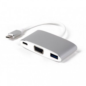LMP USB-C To VGA & USB 3.0 & USB-C Charging Multiport Adapt