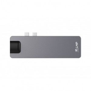 LMP 4k, 8 Port USB-C Compact Dock - Space Grey