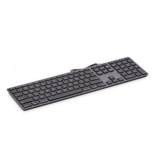 LMP Full Sized Wired Keyboard With 2x USB 109key Aluminum