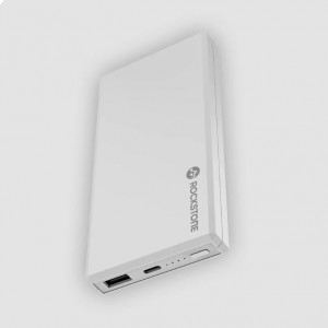 Rockstone 10000 mAh Power Bank - White