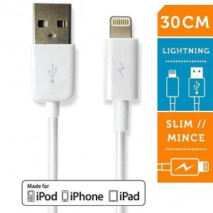 Logiix Sync & Charge 30cm Jolt Lightning Cable