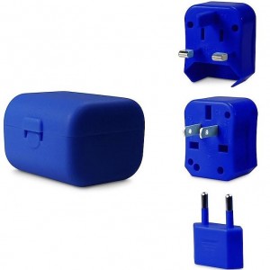 Logiix World Traveler Jet Setter Travel Adapter Kit - Navy
