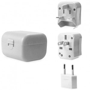 Logiix World Traveler Jet Setter Travel Adapter Kit - White