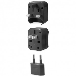 Logiix World Traveler Jet Setter Travel Adapter Kit - Black