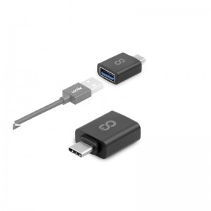 Logiix USB-C Male to USB-A Female (2 pk)