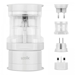 Logiix World Traveler II Travel Adapter - White