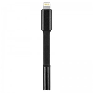 Logiix Lightning to 3.5mm Headphone Jack Adapter - Black