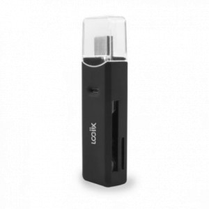 Logiix USB-C To SD Adapter Dual Card Reader - Black