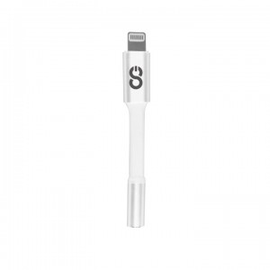 Logiix Lightning to 3.5mm Headphone Jack Adapter - White
