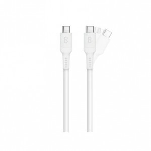 LOGiiX Sync & Charge Anti Stress 1.2m cable - White