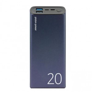 Logiix Piston Power 20000mah Dual USB Power Bank - Navy