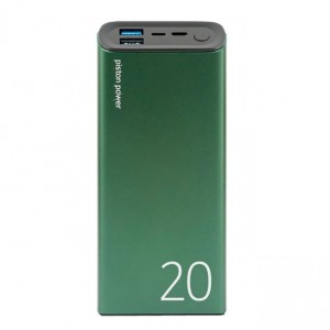 Logiix Piston Power 20000mah Dual USB Power Bank - Green