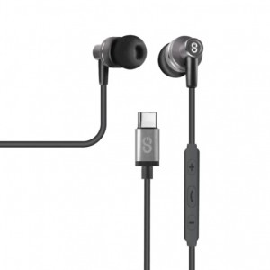 Logiix Tunefreqs USB-C In-Ear Headphones - Graphite Grey