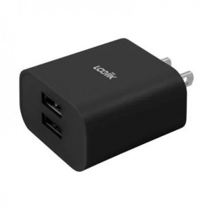 Logiix Power Cube Classic Duo / 12 Watt Ac Charger - Blk