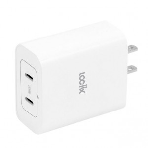 Logiix Power Cube 40 Duo USB-C Wall Charger - White