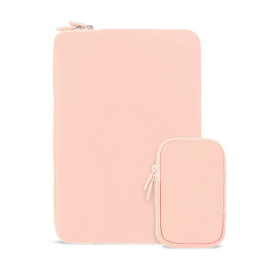 LOGiiX Vibrance Essential Sleeve W Pouch For Laptops 14" - Pink